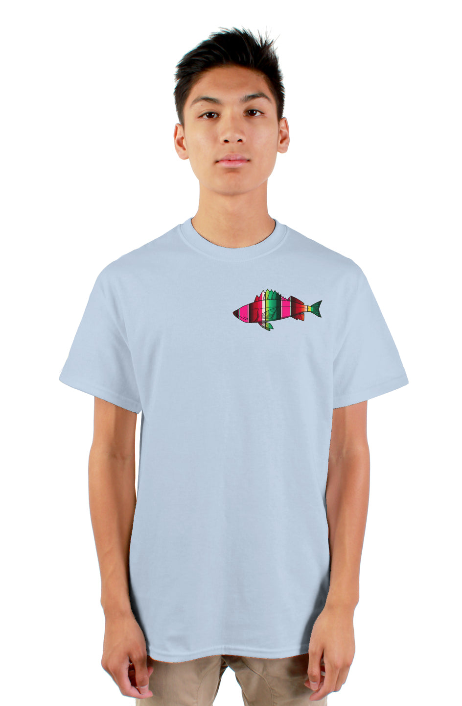 Mexican Rockfish Mens T shirt light blue