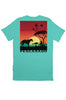 Pescardo Bella Canvas T Shirt mens teal