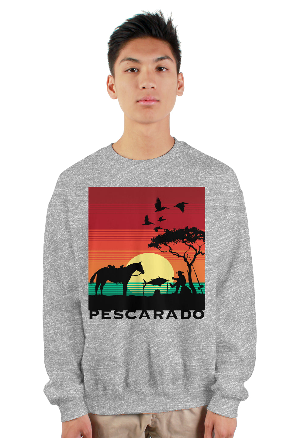 Pescarado heavy crewneck sweatshirt